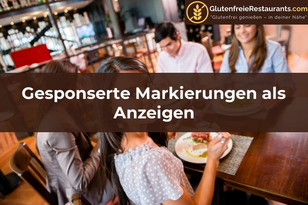 restaurant gesponserte markierungen als anzeigen